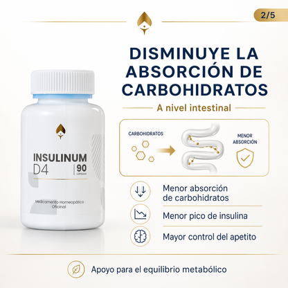 Insulinum "disminuye la absorción de carbohidratos y mejora tu metabolismo"