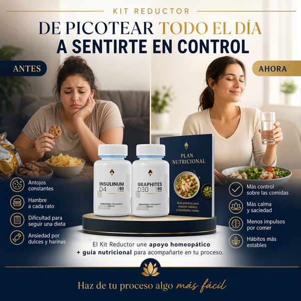 KIT REDUCTOR (Insulinum + Graphites + Plan Nutricional)